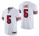 Nike 49ers Trey Lance White 2021 Draft Color Rush Limited Jersey Dzhi,baseball caps,new era cap wholesale,wholesale hats